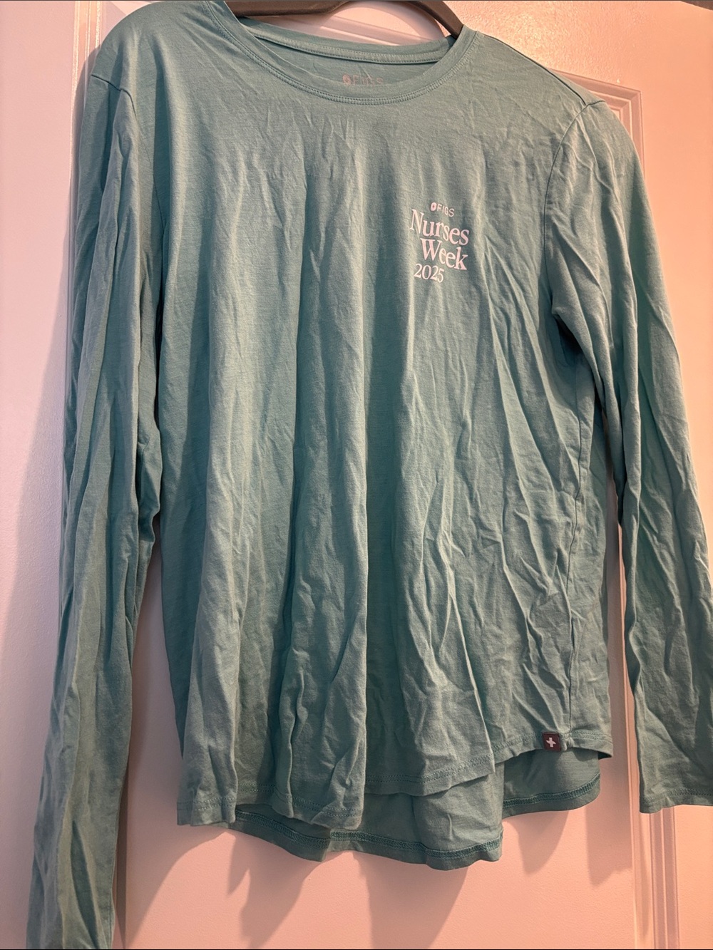 Figs Seaglass Long-Sleeve Nurses Week 2025 Tee